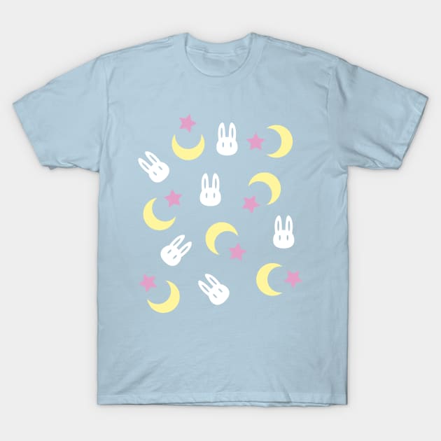 The Rabbit of the Moon T-Shirt by Maggieful Designs